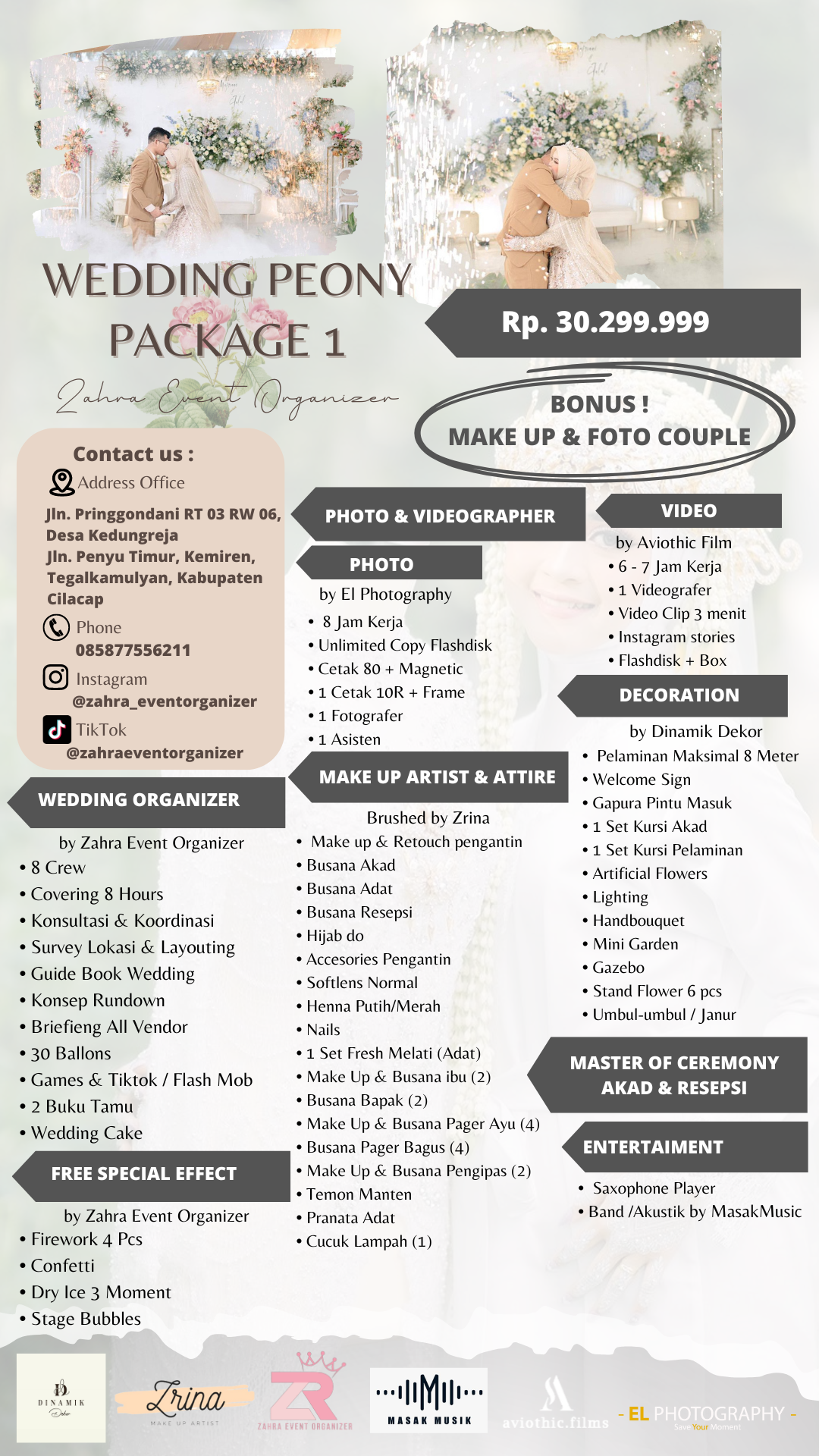 Paket Pernikahan Peony 1